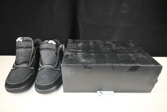 Air Jordan 1 Retro Low Og Sp Travis Scott Black Phantom Dm7866-001, alternate view