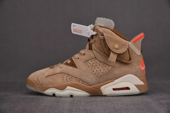 Travis Scott X Air Jordan 6 “British Khaki” Dh0690-200