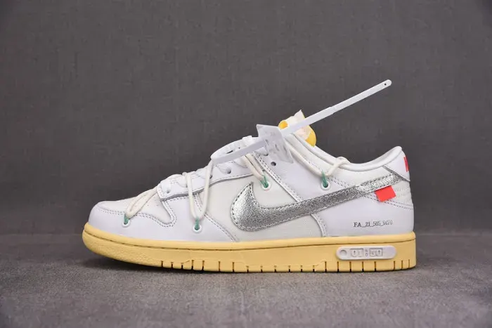 Off-White X Dunk Low 'Lot 01 Of 50' Dm1602-127