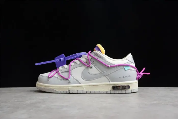 Off-White X Dunk Low 'Lot 28 Of 50' Dm1602-111