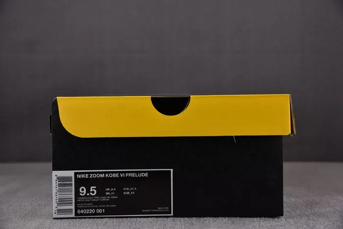 Kobe 6 Prelude All Star Mvp Cannon/Volt-Purple Venom-Turf Orange 640220-001, alternate view