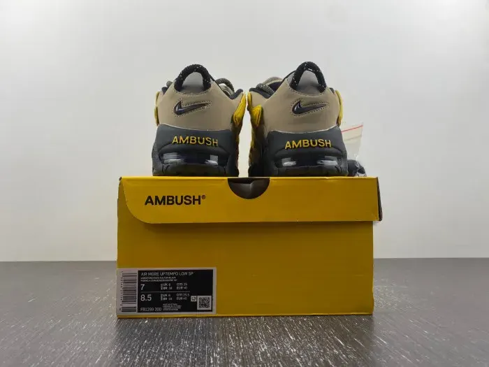 Ambush X Nike Air More Uptempo Low “Limestone” Fb1299-200, alternate view