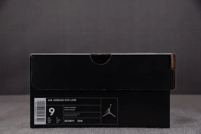 Air Jordan 17 Og Low Black Chrome 303891-004, alternate view