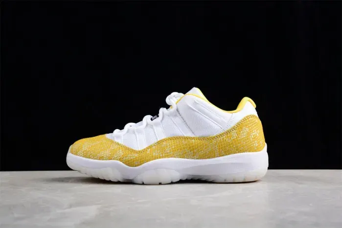 Air Jordan 11 Low Wmns “Yellow Snakeskin” Ah7860-107