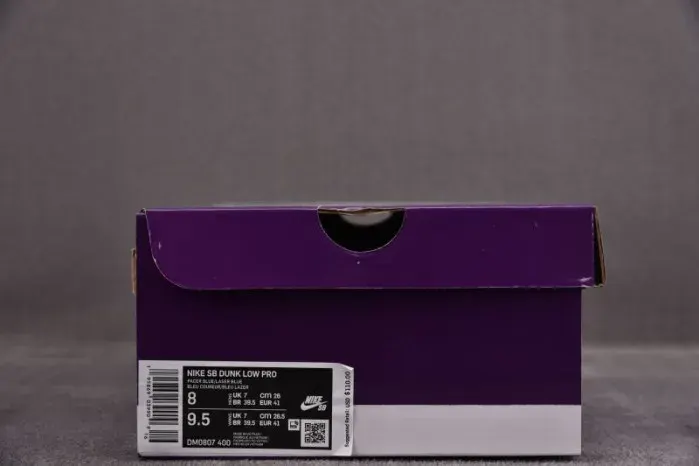 Nike Sb Dunk Low Blue Raspberry Dm0807-400, alternate view