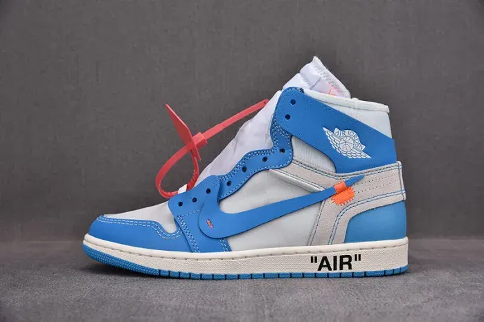 Air Jordan 1 Retro High Off-White University Blue Aq0818-148