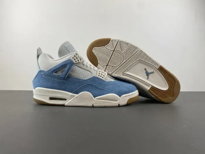 Air Jordan 4 Retro Tex Denim Worn Blue (Women’s) Ib6716-100, alternate view