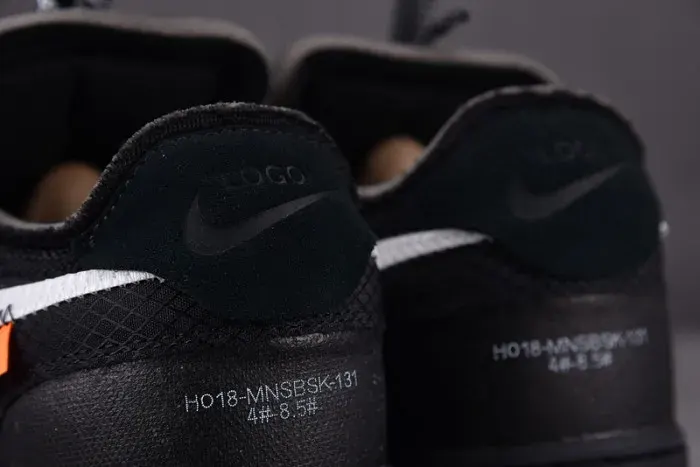 Nike Air Force 1 Low Off-White Black White Ao4606-001, alternate view