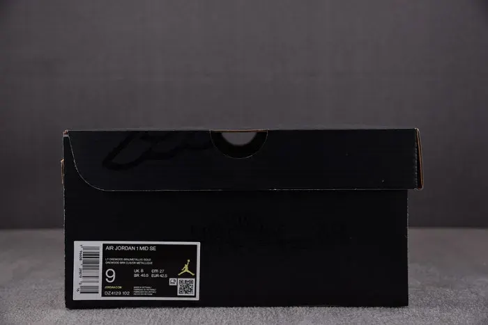 Air Jordan 1 Mid "Brown Elephant" Dz4129-102, alternate view