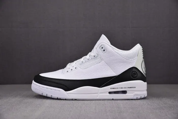 Fragment Air Jordan 3 White Black Da3595-100