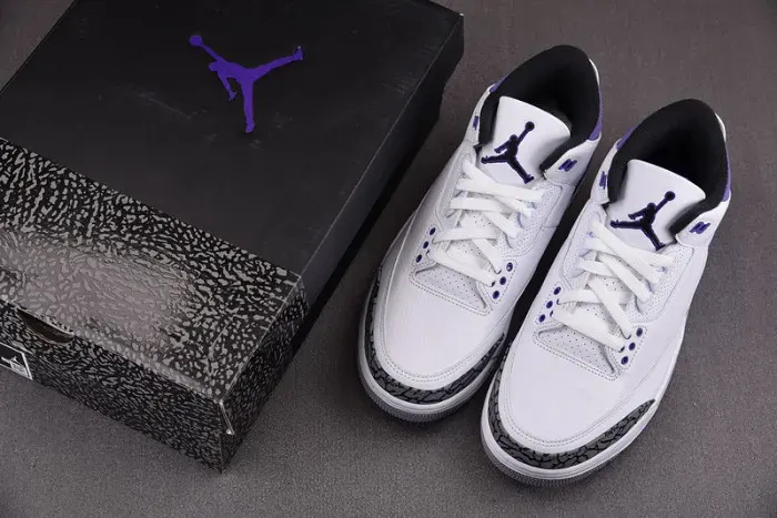 Air Jordan 3 Dark Iris Ct8532-105, alternate view