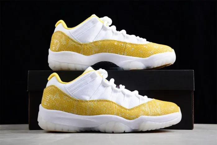 Air Jordan 11 Low Wmns “Yellow Snakeskin” Ah7860-107, alternate view