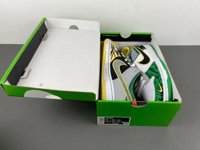 Nike Dunk Low What The Duck Away University Of Oregon Pe Hv1454-100, alternate view