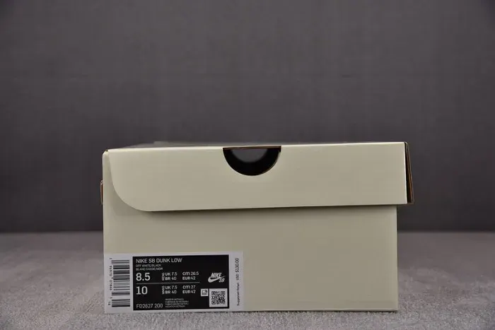 Albino & Preto X Nk Dunk Sb Low "Pearl White" Fd2627-200, alternate view