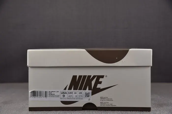 Travis Scott X Air Jordan 1 Low Og “Velvet Brown” Dm7866-202, alternate view