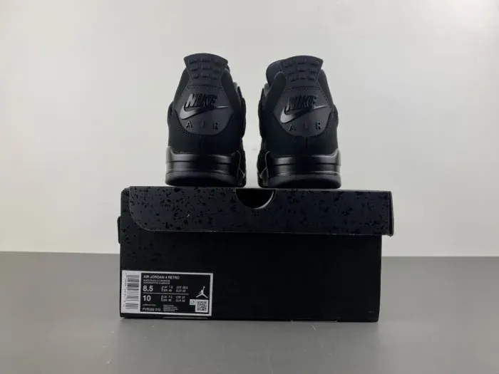 Air Jordan 4 Retro Black Cat (2025) Fv5029-010, alternate view