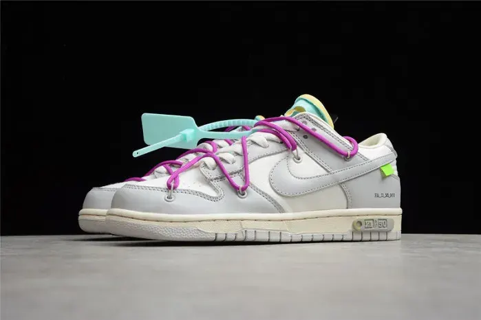 Off-White X Dunk Low 'Lot 21 Of 50' Dm1602-100, alternate view