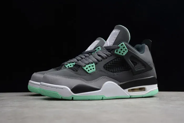 Air Jordan 4 Retro Green Glow 308497-033, alternate view