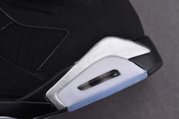 Air Jordan 6 Metallic Silver Chrome Dx2836-001, alternate view