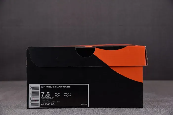 Vlone X Nike Air Force 1 Low Orang Aa5360-001, alternate view
