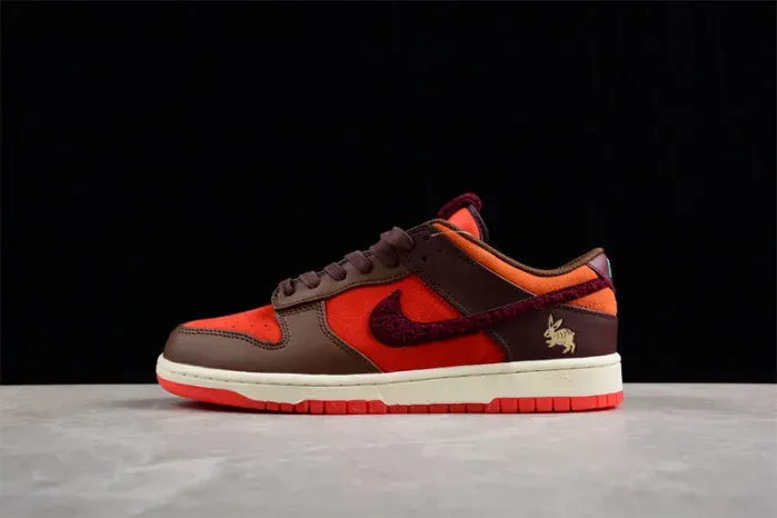 Nike Dunk Low Retro Prm Year Of The Rabbit Light Crimson Fd4203-661