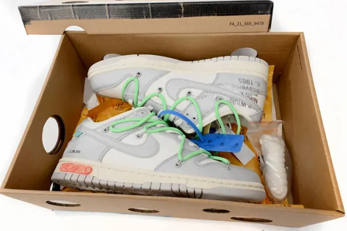 Off-White X Dunk Low 'Lot 26 Of 50' Dm1602-116, alternate view