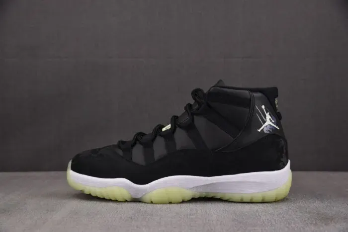 Air Jordan 11 Retro Black Barely Volt Ib1378-001