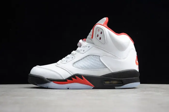 Jordan 5 Retro Fire Red Silver Tongue (2020) - Da1911-102