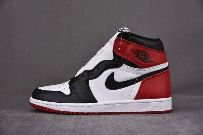 Air Jordan 1 High Og “Black Toe” White/ Black-Varsity Red Mens 555088-125