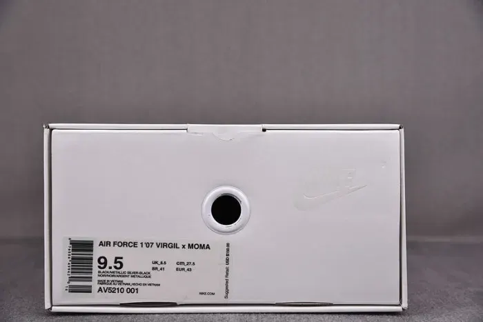 Nike Air Force 1 Low '07 Off-White Moma Av5210-001, alternate view
