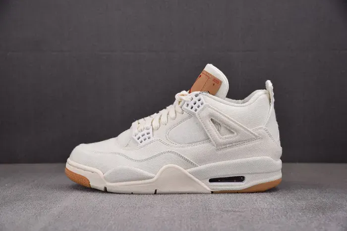 Levi'S X Air Jordan 4 'White' Ao2571-100