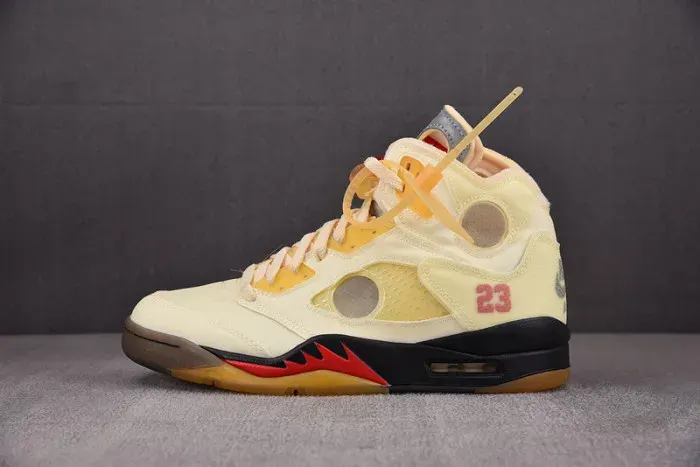 Air Jordan 5 Retro Off-White Sail Dh8565-100