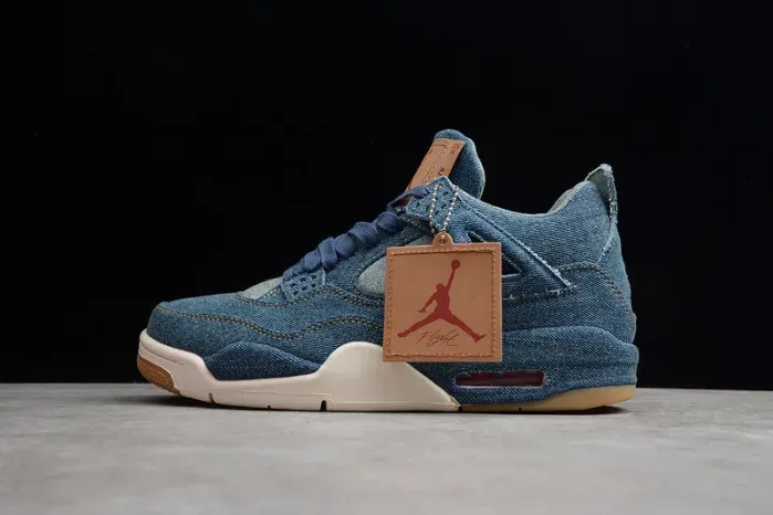 Levi'S X Nike Air Jordan 4 Denim Ao2571-401