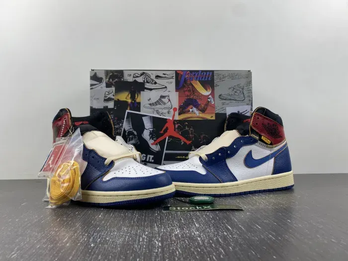 Air Jordan 1 Retro Hi Nrg/Un "Union" - Air Jordan - Bv1300-146, alternate view