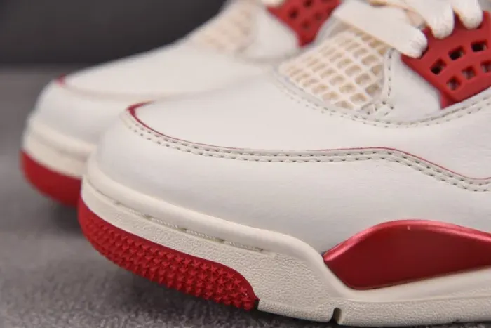 Air Jordan 4 Retro Pale Ivory Sierra Red (Women’s) Hv0823-108, alternate view