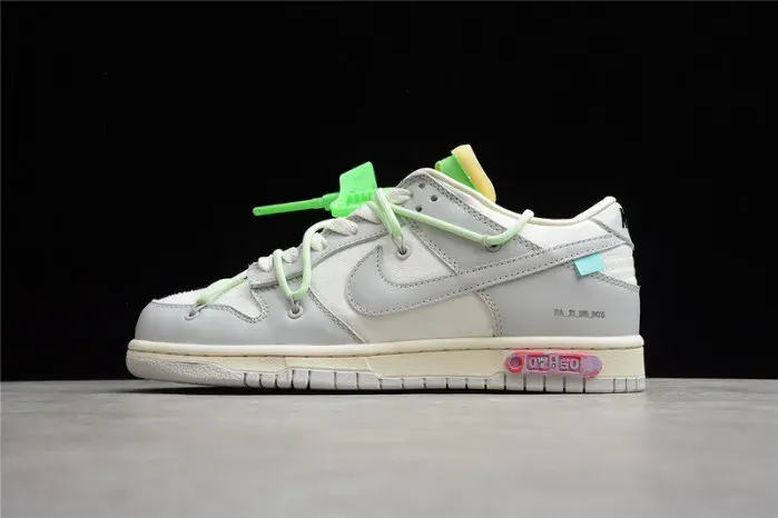 Off-White X Nike Dunk Low “Lot 07 Of 50” Dm1602-108