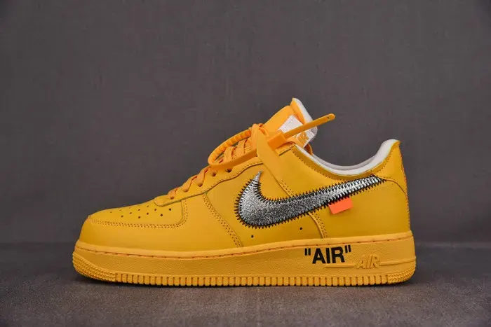 Nike Air Force 1 Low Off-White Ica University Gold Dd1876-700