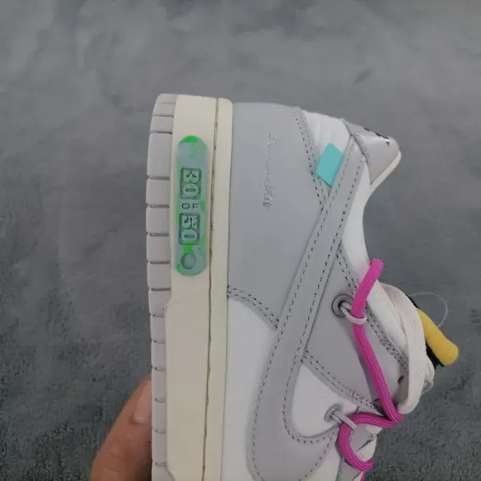 Off-White X Dunk Low 'Lot 30 Of 50' Dm1602-122, alternate view